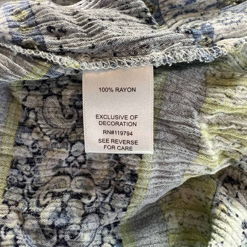 One World Sheer Blouse (size: x-large) - Picture 4 of 4